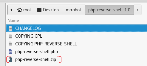 ¯ Desktop mrrobot php-reverse-shell-1.0 Name CHANGELOG COPYING.GPL COPYING.PHP-REVERSE-SHELL php-reverse-shell.php php-reverse-shell.zip 